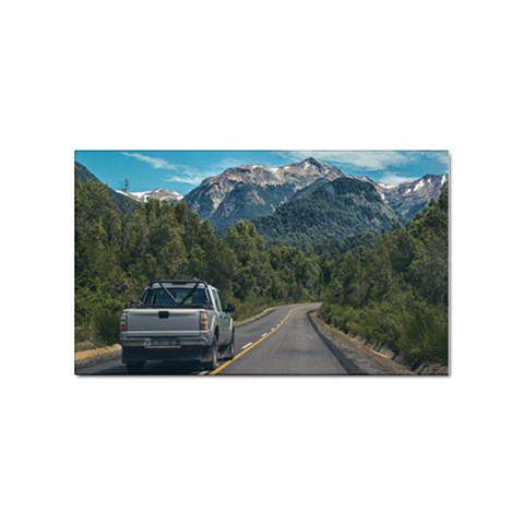 Forest highway, los alerces national park, chubut province, argentina, Sticker Rectangular (10 pack) from ArtsNow.com Front