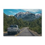 Forest highway, los alerces national park, chubut province, argentina, Sticker A4 (10 pack)