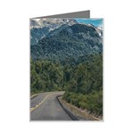 Forest highway, los alerces national park, chubut province, argentina, Mini Greeting Card