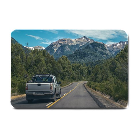 Forest highway, los alerces national park, chubut province, argentina, Small Doormat from ArtsNow.com 24 x16  Door Mat