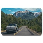 Forest highway, los alerces national park, chubut province, argentina, Large Doormat