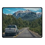 Forest highway, los alerces national park, chubut province, argentina, Two Sides Fleece Blanket (Small)