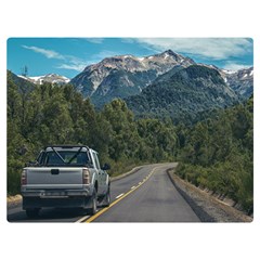 Forest highway, los alerces national park, chubut province, argentina, Two Sides Premium Plush Fleece Blanket (Baby Size) from ArtsNow.com 40 x30  Blanket Back