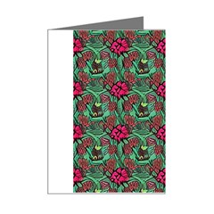 Retro 1880s Flowers Pattern 3 Mini Greeting Cards (Pkg of 8) from ArtsNow.com Right