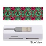 Retro 1880s Flowers Pattern 3 Memory Card Reader (Stick)