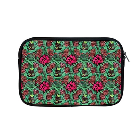 Retro 1880s Flowers Pattern 3 Apple MacBook Pro 13  Zipper Case from ArtsNow.com Front