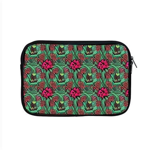 Retro 1880s Flowers Pattern 3 Apple MacBook Pro 15  Zipper Case from ArtsNow.com Front