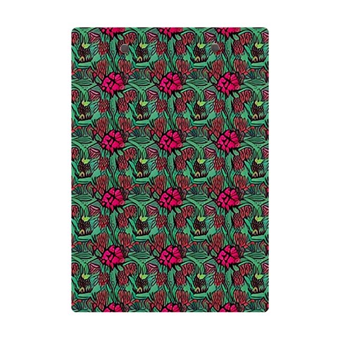 Retro 1880s Flowers Pattern 3 A5 Acrylic Clipboard from ArtsNow.com Back