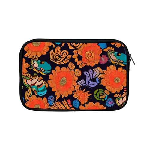 Mid Century Retro Floral 1970s 1960s Pattern 49 Apple MacBook Pro 13  Zipper Case from ArtsNow.com Front