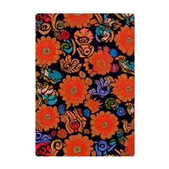 Mid Century Retro Floral 1970s 1960s Pattern 49 A5 Acrylic Clipboard from ArtsNow.com Back