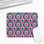 Retro 1880s Flowers Pattern 22 Small Mousepad