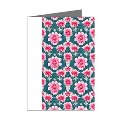 Retro 1880s Flowers Pattern 22 Mini Greeting Cards (Pkg of 8) from ArtsNow.com Right