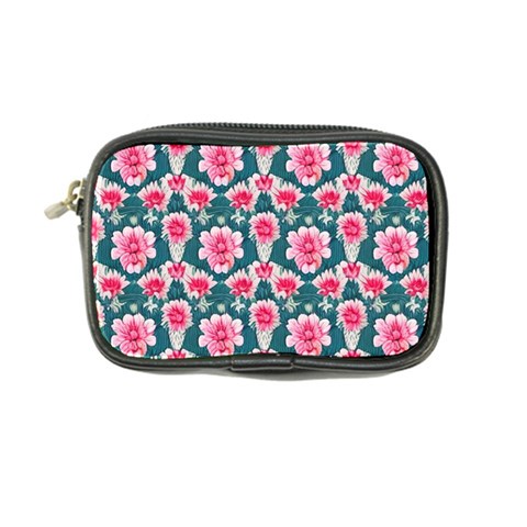 Retro 1880s Flowers Pattern 22 Coin Purse from ArtsNow.com Front