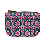 Retro 1880s Flowers Pattern 22 Mini Coin Purse