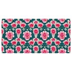 Retro 1880s Flowers Pattern 22 Banner and Sign 4  x 2 