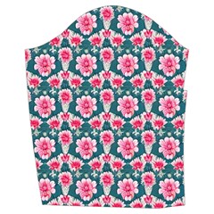 Retro 1880s Flowers Pattern 22 Men s Pullover Zip Ski and Snowboard Waterproof Breathable Jacket from ArtsNow.com Sleeve Left