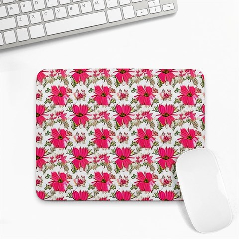 Retro 1880s Flowers Pattern 14 Small Mousepad from ArtsNow.com Front