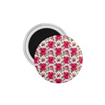 Retro 1880s Flowers Pattern 14 1.75  Magnets