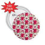 Retro 1880s Flowers Pattern 14 2.25  Buttons (100 pack) 