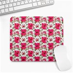 Retro 1880s Flowers Pattern 14 Large Mousepad