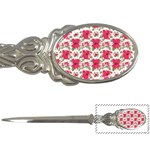 Retro 1880s Flowers Pattern 14 Letter Opener