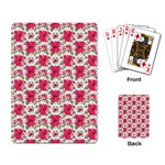 Retro 1880s Flowers Pattern 14 Playing Cards Single Design (Rectangle)