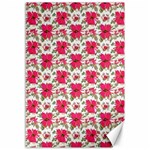 Retro 1880s Flowers Pattern 14 Canvas 12  x 18 