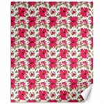 Retro 1880s Flowers Pattern 14 Canvas 16  x 20 