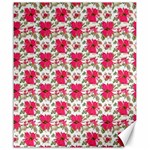 Retro 1880s Flowers Pattern 14 Canvas 20  x 24 