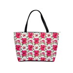 Retro 1880s Flowers Pattern 14 Classic Shoulder Handbag