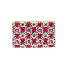 Retro 1880s Flowers Pattern 14 Cosmetic Bag (Small) from ArtsNow.com Front