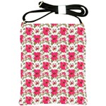 Retro 1880s Flowers Pattern 14 Shoulder Sling Bag