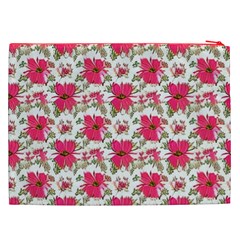 Retro 1880s Flowers Pattern 14 Cosmetic Bag (XXL) from ArtsNow.com Back