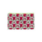 Retro 1880s Flowers Pattern 14 Cosmetic Bag (XS)