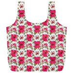 Retro 1880s Flowers Pattern 14 Full Print Recycle Bag (XXL)