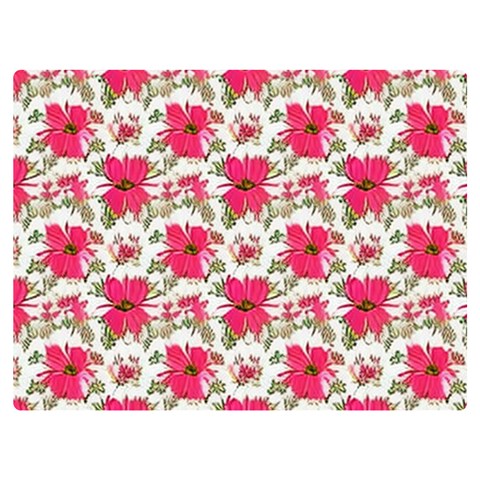 Retro 1880s Flowers Pattern 14 Premium Plush Fleece Blanket (Extra Small) from ArtsNow.com 40 x30  Blanket Front