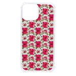 Retro 1880s Flowers Pattern 14 iPhone 13 mini TPU UV Print Case