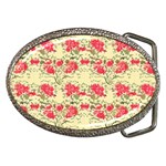 Retro 1880s Flowers Pattern 18 Belt Buckles