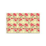 Retro 1880s Flowers Pattern 18 Sticker (Rectangular)