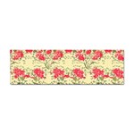 Retro 1880s Flowers Pattern 18 Sticker Bumper (100 pack)