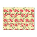 Retro 1880s Flowers Pattern 18 Sticker A4 (100 pack)