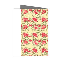 Retro 1880s Flowers Pattern 18 Mini Greeting Card from ArtsNow.com Right