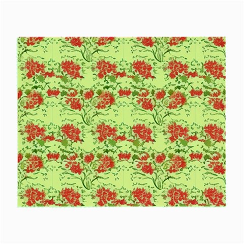 Retro 1880s Flowers Pattern 18 Small Glasses Cloth from ArtsNow.com Front