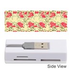 Retro 1880s Flowers Pattern 18 Memory Card Reader (Stick)