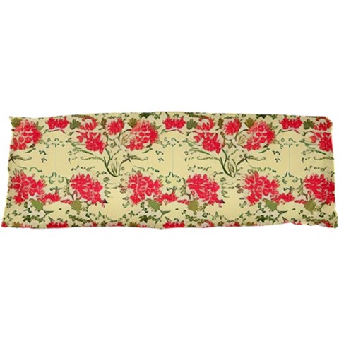 Retro 1880s Flowers Pattern 18 17 x47  Body Pillow Case Dakimakura (Two Sides) from ArtsNow.com Back