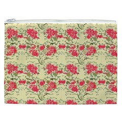 Retro 1880s Flowers Pattern 18 Cosmetic Bag (XXL) from ArtsNow.com Front