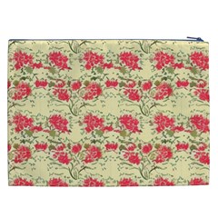 Retro 1880s Flowers Pattern 18 Cosmetic Bag (XXL) from ArtsNow.com Back