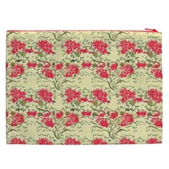 Retro 1880s Flowers Pattern 18 Cosmetic Bag (XXL) from ArtsNow.com Back