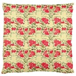 Retro 1880s Flowers Pattern 18 Standard Premium Plush Fleece Cushion Case (Two Sides)