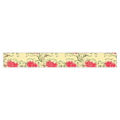 Retro 1880s Flowers Pattern 18 Make Up Case (Small) from ArtsNow.com Zipper Tape Front